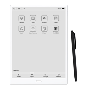 E-reader Android 10.1\" Leggero con Tecnologia E Ink, 4+32GB, Android 11, Bianco e Nero, con Penna per Scuola - Product Image 1