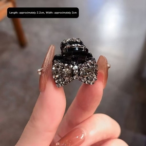 2026 Hot Selling Temperament Elegant Rhinestone Bowknot Hairpin <b>Sweet</b> Women's Small Hairpins Fashionable Jewelry Wholesale - Product Image 5