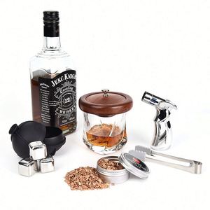 Design Custom Logo Whiskey Smoker <b>Kit</b> | Portable Stainless Steel Smoking Gun Set | Luxury Cocktail Gift for Corporate Client - Product Image 6