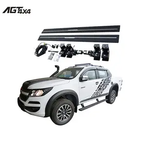 AGT4X4 Auto Accessoires Automatische Treeplank Voor Chevrolet Colorado 2015 + Power Side Bar Aluminium Elektrische Side Stap