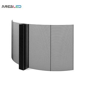 <span class=keywords><strong>Ares</strong></span>-P3.9-7.8 SMD de alto brillo para interiores y exteriores, pantalla de vídeo a todo Color de pared de cristal, malla LED transparente - Product Image 4