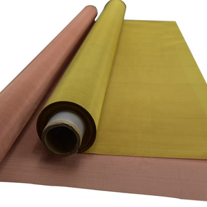 Siêu mịn 200 lưới dây đồng vải dệt vuông Faraday lồng cho RF che chắn lọc trang trí đồng thau kim loại màn hình cho - Product Image 3