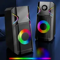 سماعات USB الصانع مصنع أحدث جهاز كمبيوتر شخصي الألعاب RGB ضوء ستيريو مكبرات صوت