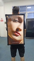 11,6/15/17/18.5/21.5/24/27/32 pulgadas LCD publicidad mochila caminar pancartas publicidad pantalla