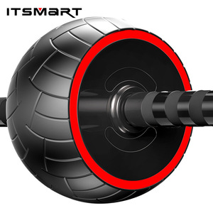 Ab <b>Wheel</b> <b>Exercise</b> Roller Anti Slip Handle For Home Office Outdoor Fitness Abdominal Muscle Trainer Unisex 1kg PP Material - Product Image 5