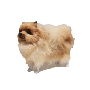DL3639ตุ๊กตาสุนัขของเล่นสีขาวขนาดเท่าของจริงลูกสุนัขขนาดเล็ก - Product Image 1