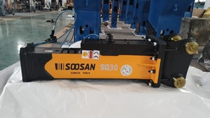Prix d'usine SOOSAN Silence SQ30 Brise-roche hydraulique de type boîte pour excavatrice, marteau de démolition pour excavatrice de 2,5 à 4,5 tonnes - Product Image 4
