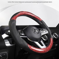 Housse de volant universelle en cuir BLA, style sport à 3 branches, antidérapante, pour voitures FIAT/Dodge, design luxueux, accessoires de voiture