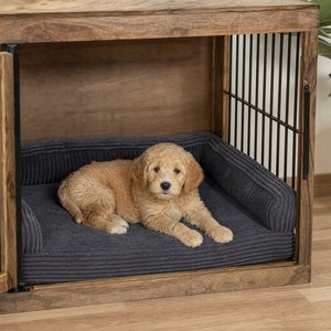 Coussin pour chien en velours côtelé pour petits, moyens et grands chiens, vente en gros, OEM, ODM, fournitures pour animaux de compagnie, luxe, doux, peluche, logo personnalisé, durable - Product Image 1