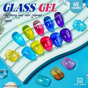 Gel artistique professionnel pour effet verre sur les ongles |   Autonivelant à haute transparence, couleurs vives et pleine couleur pour le nail art et la production en gros - Product Image 3