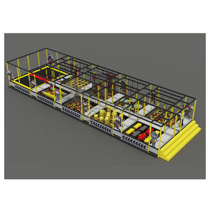 Parcours d'obstacles Ninja Warrior, aire de jeux souple pour enfants, équipement de jeux d'intérieur commercial, parc de trampoline - Product Image 1