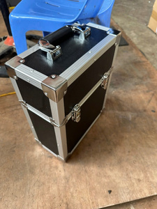 Heavy Duty Aluminum Plywood Case with <b>Rolling</b> Wheels and Custom Foam for Window Hardware Accessory Travel Presentation <b>Box</b> - Product Image 5