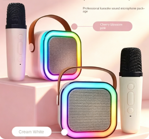 Altoparlante BT K12 Mini Portatile con Microfono per Karaoke Wireless, Macchina All-in-<span class=keywords><strong>One</strong></span> per Canto e Karaoke Domestico - Product Image 1