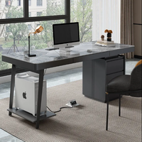 Table de bureau moderne meubles en forme de L Design bois 1.8 mètres de long patron directeur général exécutif bureau