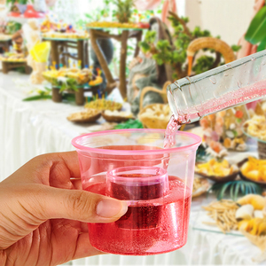 Bền 4oz dùng một lần máy bay ném bom ly cho các bên đám cưới Tạ Ơn Halloween Giáng sinh màu nhựa drinkware - Product Image 4