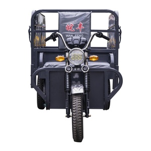 Triciclo Eléctrico WANFENG de Doble Uso para Pasajeros y Carga, Triciclo Eléctrico de Alta Resistencia de 3 Ruedas para Transporte de Carga y Desplazamientos - Product Image 1