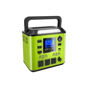 Portable Power Station Lifepo4 Portable Power Station 1500w With 200W Solar Folding Panel