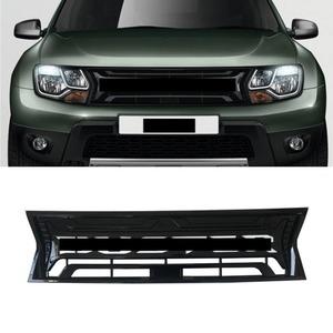 For Dacia <b>Duster</b> 2014-2017 Exterior Part Front Racing Upper Grilles Racing Grills <b>Car</b> Front Bumper Racing Grille Exterior Part - Product Image 2