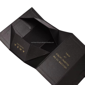 Caja de regalo magnética de alta gama personalizada, caja rígida plegable para el cuidado de la piel y accesorios de moda - Product Image 1