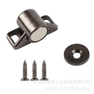 Ze Chen Hardware Antique Bronze Magnetic <b>Door</b> <b>Catch</b> 18mm Height 19mm Length For Wardrobe Cabinet Use - Product Image 3