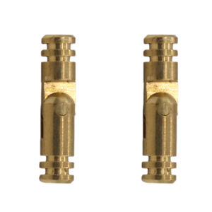 गहने बॉक्स रसोई और बाथरूम के लिए छोटे छिपने 110 डिग्री पीतल गोल हिंज - Product Image 5