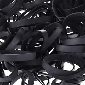Élastiques tactiques noirs #64 résistants aux UV, résistants à la chaleur et au froid pour le camping en plein air, la randonnée et le vélo. - Product Image 1