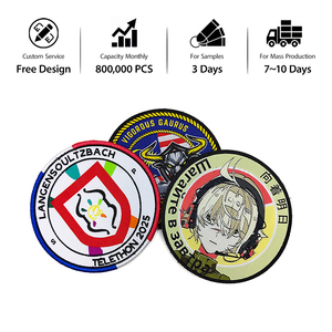 Emblemas de Tecido Bordados Personalizados para Roupas, Chapéus, Bolsas - Patches Personalizáveis com Nome e Logotipo DIY - Product Image 2