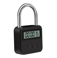 YH2171 Cadenas numérique multifonction en métal rechargeable par USB avec affichage, déverrouillage programmé et temporisation pour jeux