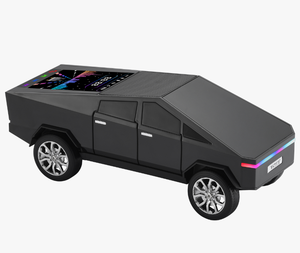 Altavoz <span class=keywords><strong>de</strong></span> coche Cybertruck <span class=keywords><strong>de</strong></span> 15W, Mini altavoz RGB portátil inalámbrico clásico, tipo C USB, camión con enchufe para Tesla al aire libre, 1200mAh - Product Image 1
