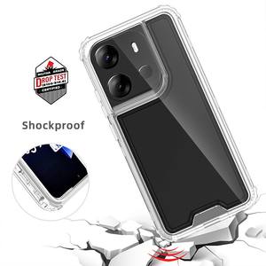 GSCASE Manufacture Couverture arrière du téléphone 360 Transparent Clear Cell Phone Case For tecno spark 20 <span class=keywords><strong>pro</strong></span> plus - Product Image 5