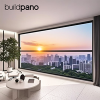 Ventanas Corredizas Automáticas Inteligentes con Elevación Eléctrica, Pantalla de Acero Inoxidable para Uso Exterior en Entradas, Control Remoto, Insonorizadas