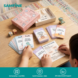 Set di Gioco 'Truth or Dare' per Festa di Addio al Celibato con Scatola Magnetica Deluxe Lucida UV e Pennarelli, Carte da Gioco Personalizzate - Product Image 1