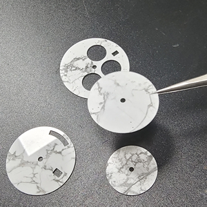 2025 mới chất lượng cao màu trắng màu ngọc lam đá quay số cho nh35 phong trào howlite quay số hỗ trợ cho tùy chỉnh kích cỡ khác nhau - Product Image 4