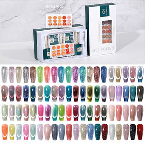 Esmalte de Uñas en Gel, 5 Botellas de 15 ml, Rosa Jelly, Nude, Ojo de Gato, Reflectante, <span class=keywords><strong>Flash</strong></span> Neón, Fuente de Luz LED, Estilo Francés para Manicura DIY - Product Image 2