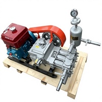 Pompe à boue en acier haute performance BW160/10 10MPa pour forage géologique de puits d'eau, compatible avec moteur diesel et petite foreuse carottière