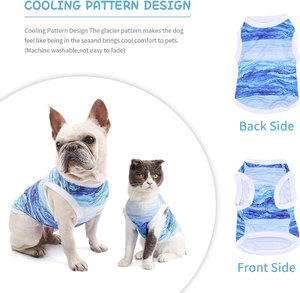 Breathable Summer Dog Cooling Vest Custom Sleeveless Pet Cooling Vest <b>Clothes</b> T-Shirts Dog <b>Clothes</b> Summer Dog Cooling Vest - Product Image 6