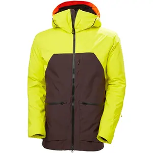 Traje de esquí de invierno para hombre, chaqueta de esquí impermeable con capucha para exteriores, cálida, Softshell