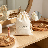 Sac à cordon en coton mousseline et lin écologique en gros, pochette cadeau personnalisée en coton biologique, portefeuille biodégradable pour mariage