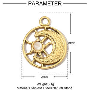 Colliers Pendentifs de <span class=keywords><strong>Mode</strong></span> Raffinée DIY pour Femmes – Plus de 1000 Styles, Cœur en Acier Inoxydable, Breloques et Pendentifs Bijoux Tendance - Product Image 6