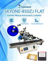 Machine d'étiquetage automatique de table électrique SKYONE-850ZJ pour emballages plats de boissons avec moteur anti-effraction