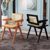 Chaise de salle à manger en cuir de style scandinave moderne - Fauteuil écologique imperméable avec dossier, multi-usages pour bureau, balcon, loisirs