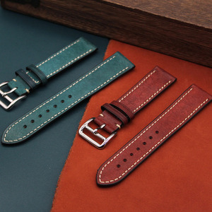 <span class=keywords><strong>Cinturino</strong></span> per Orologio in Pelle di Prima Qualità a Due Pezzi, <span class=keywords><strong>Cinturino</strong></span> di Lusso in Pelle 20mm <span class=keywords><strong>22mm</strong></span>, <span class=keywords><strong>Cinturino</strong></span> per Orologio in Pelle Pieno Fiore Conciata al Vegetale Italiana - Product Image 5