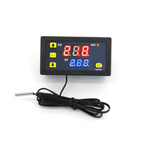 W3230 12V 24V AC110-220V Probe Line 20A Digital Temperature Control LED Display Thermostat Heat/Cooling Control Instrument