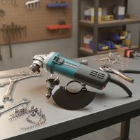 Meuleuse d'angle multifonctionnelle haute puissance, machine de polissage et de découpe, petite meuleuse manuelle pour la maison, outil électrique