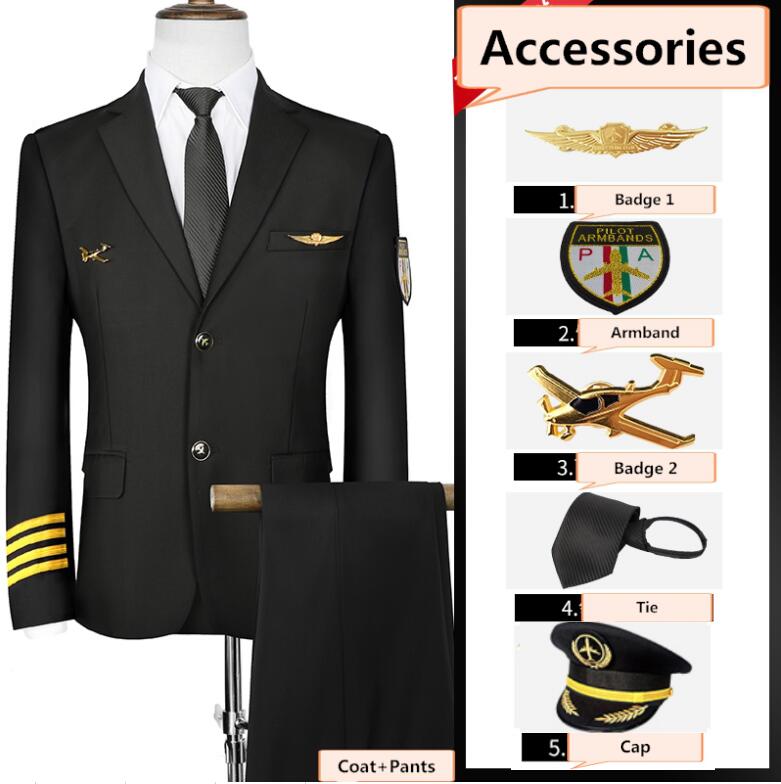 Cappotto 1+Pantaloni+Cappello+4 accessori