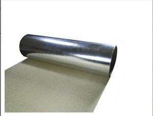 Tissus en <span class=keywords><strong>fibre</strong></span> <span class=keywords><strong>de</strong></span> <span class=keywords><strong>verre</strong></span> laminés avec du papier d'aluminium pour revêtement mural/<span class=keywords><strong>de</strong></span> toit, résistants à la chaleur 550°C, épaisseur 0,10-3,0 mm, pour soudage et découpe - Product Image 5