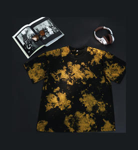 เสื้อยืดผู้ชายคุณภาพสูง 100% ผ้าฝ้าย ย้อมสีแบบไทได ทรงหลวมไหล่ตก ยูนิเซ็กซ์ สั่งทำได้ น้ำหนัก 230 กรัม สไตล์วินเทจ - Product Image 4