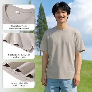 Camisetas Unisex con Logotipo Personalizado, Cuello Redondo, Lisas, Transpirables, Estampadas, 100% Algodón, 180 Gramos, Camiseta para Hombre - Product Image 3