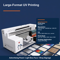 Imprimante à plat UV 9060 pour la production d'autocollants, d'étiquettes, de cartes et de papier, automatique, neuve avec tête d'impression Dx5/dx7
