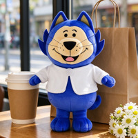 Jouet en peluche personnalisé en usine, chat en peluche doux, poupée mignonne, fabrication OEM, créez votre propre design, jouet câlin très réaliste
